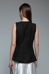 Black Tweed Bell A