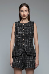 Black Tweed Vea