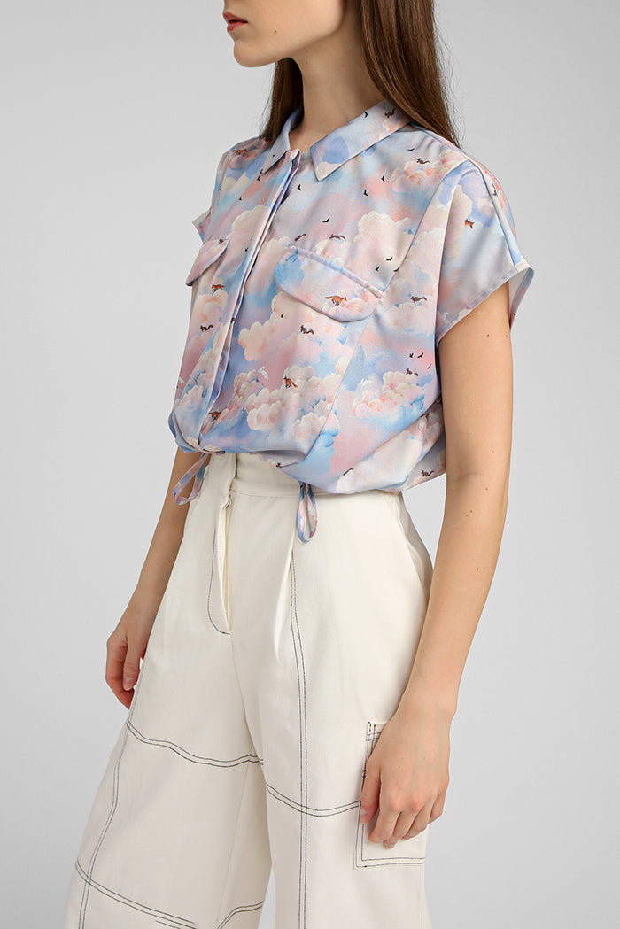 Blue Candy Clouds Morven - Defect Sale