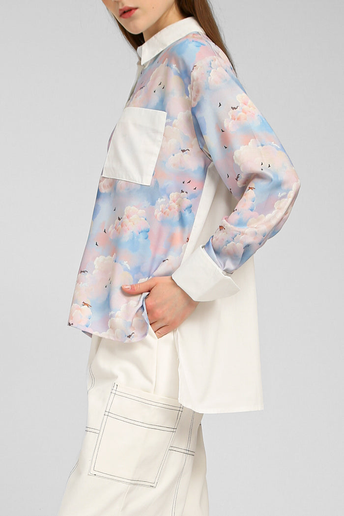 Blue Candy Clouds Shimara - Defect Sale