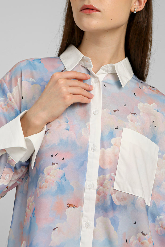 Blue Candy Clouds Shimara - Defect Sale