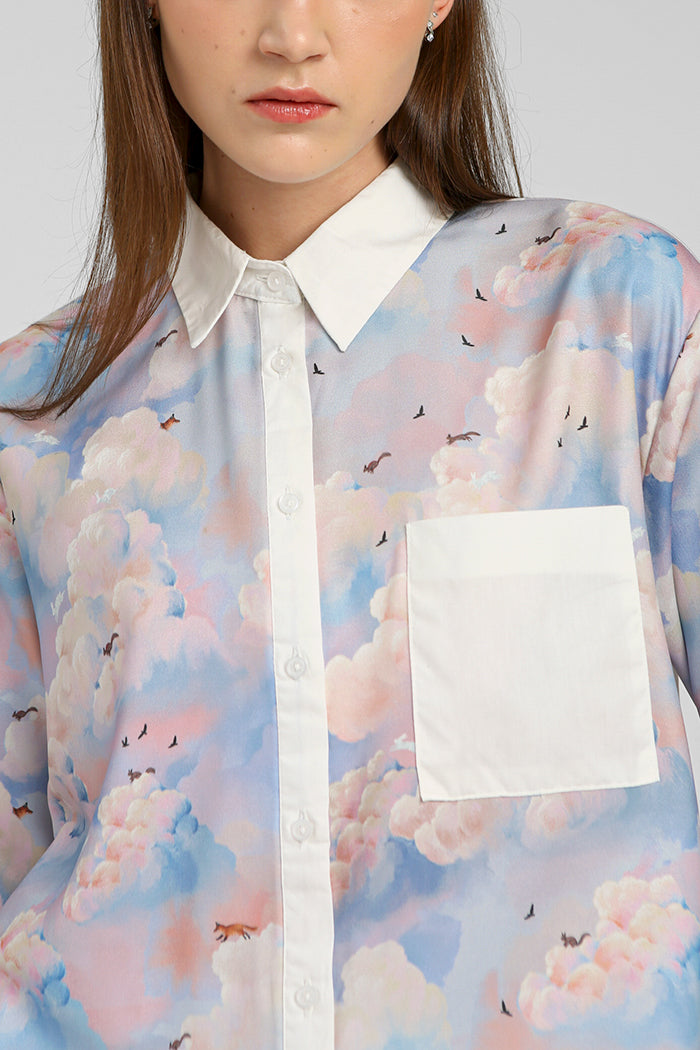 Blue Candy Clouds Shimara - Defect Sale