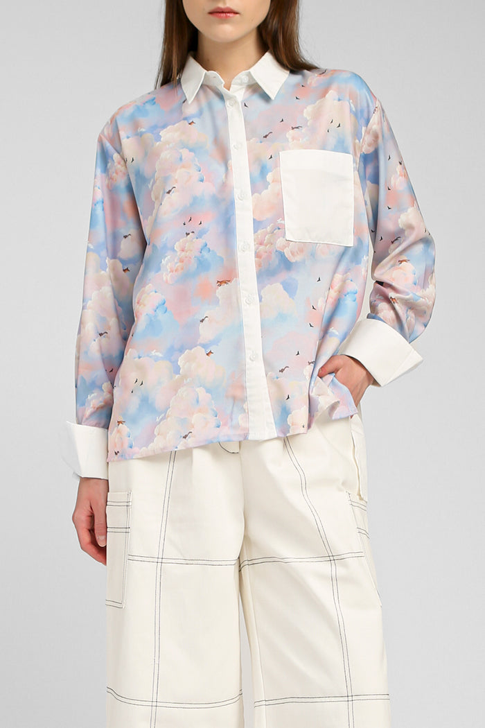 Blue Candy Clouds Shimara - Defect Sale