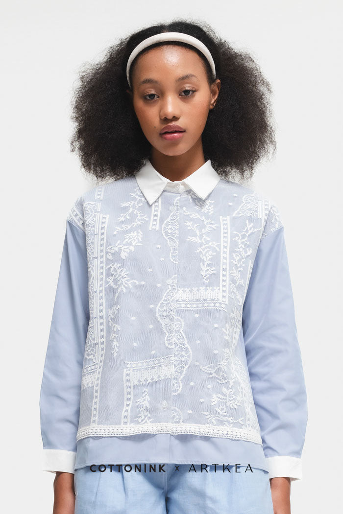 Blue Lace Agora - Defect Sale