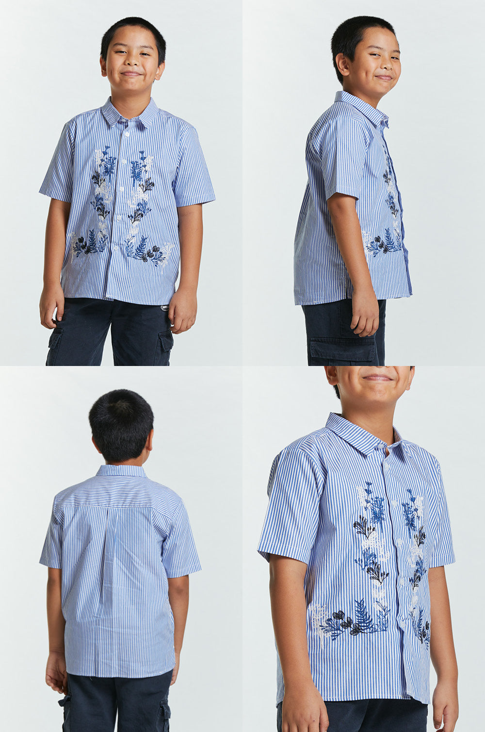 Blue Striped Tameer - Defect Sale