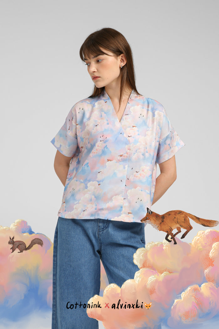 Blue Candy Clouds Braun