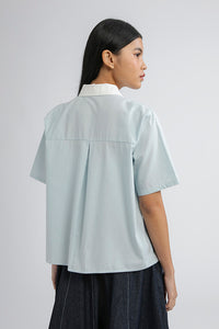 Blue Embroidered Rondo