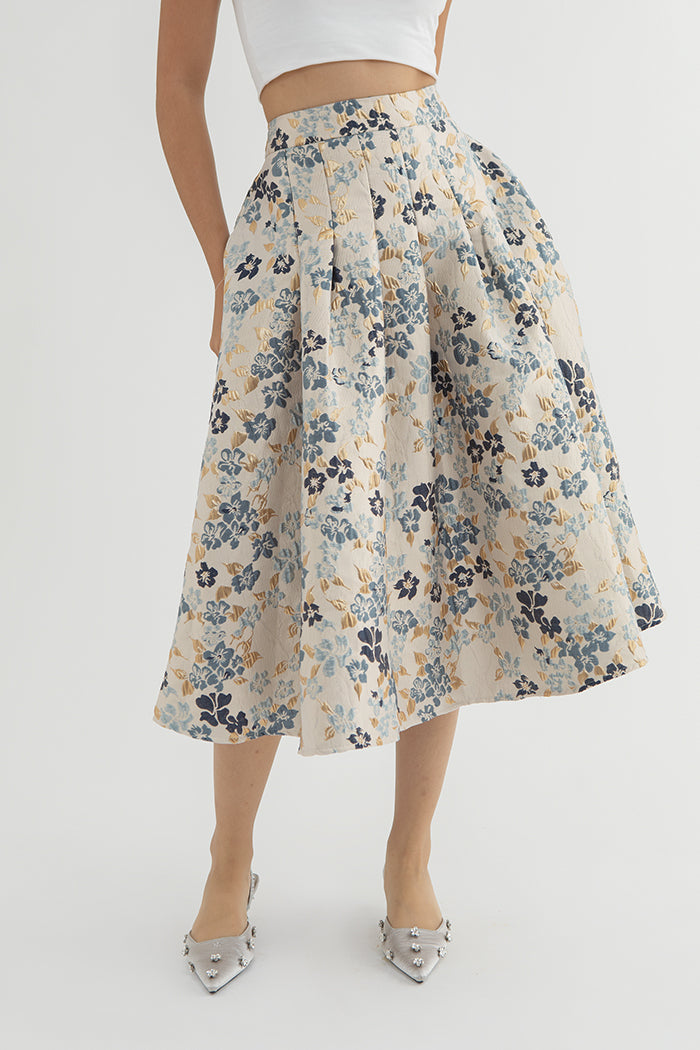 Blue Floral Lira