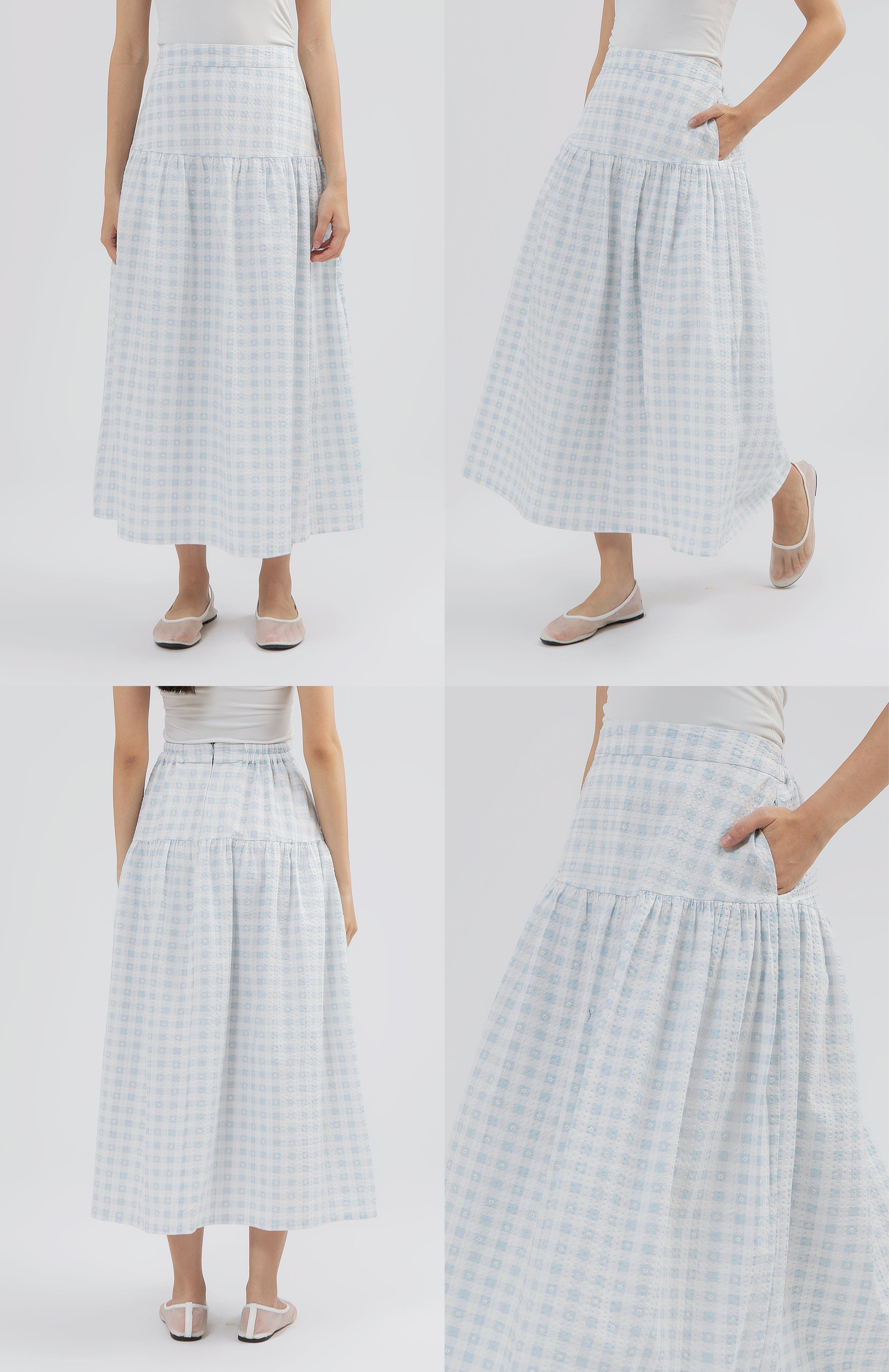 Blue Gingham Vejas