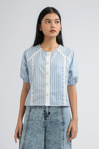 Blue Striped Capua - Defect Sale