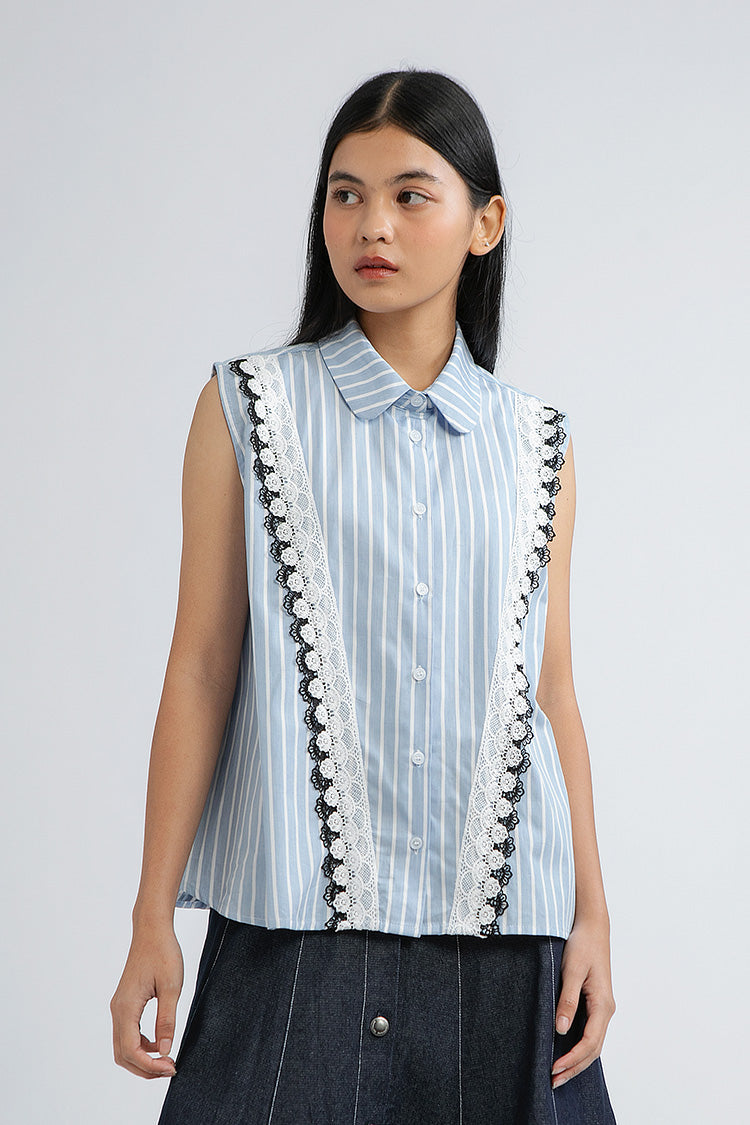 Blue Striped Erice - Defect Sale