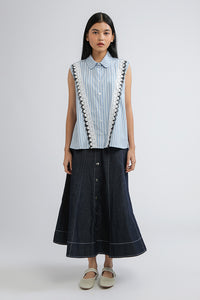 Blue Striped Erice - Defect Sale