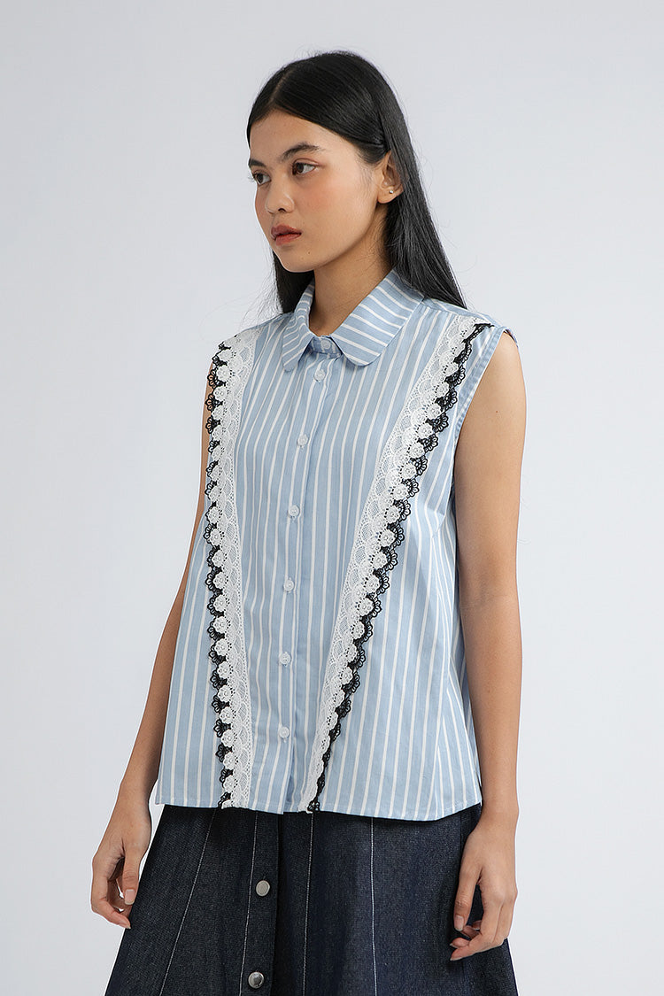 Blue Striped Erice - Defect Sale