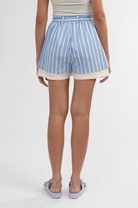 Blue Striped Felpa