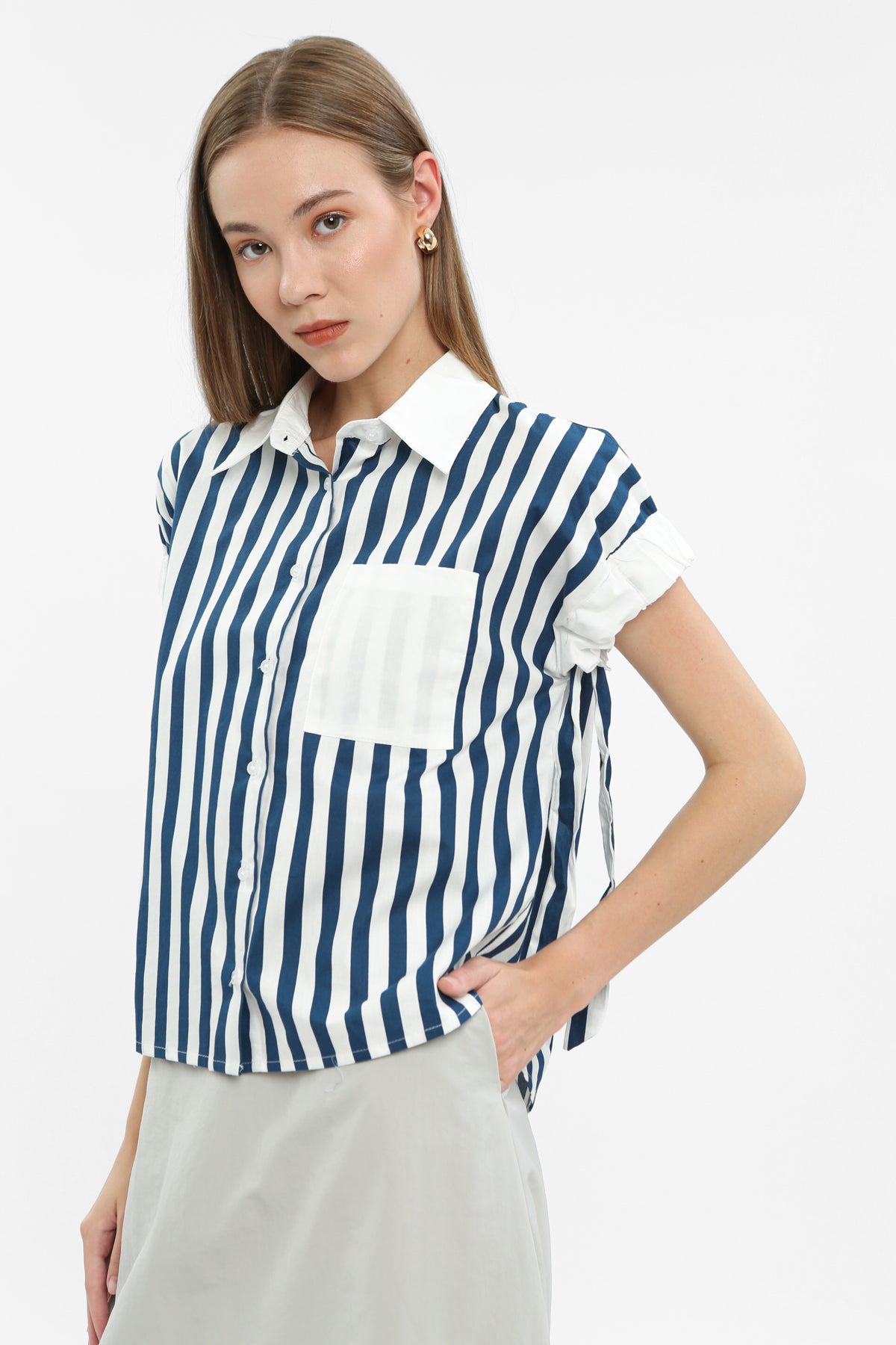 Blue Striped Journee - Defect Sale