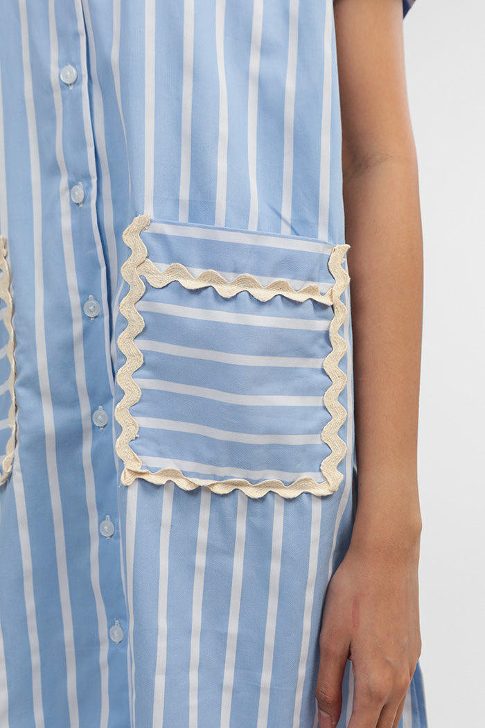 Blue Striped Savoy