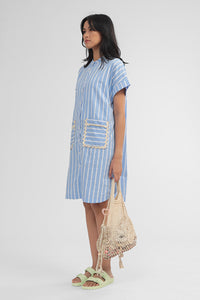 Blue Striped Savoy