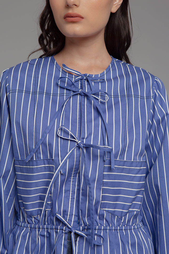 Blue Striped Tanesa