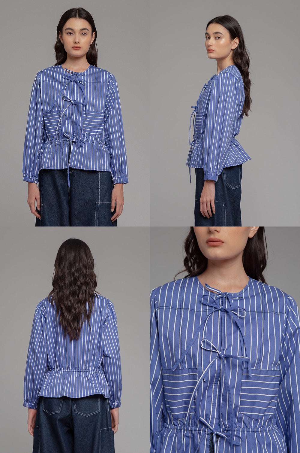 Blue Striped Tanesa