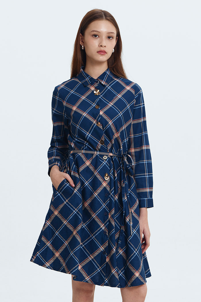 Blue Tartan Fenella