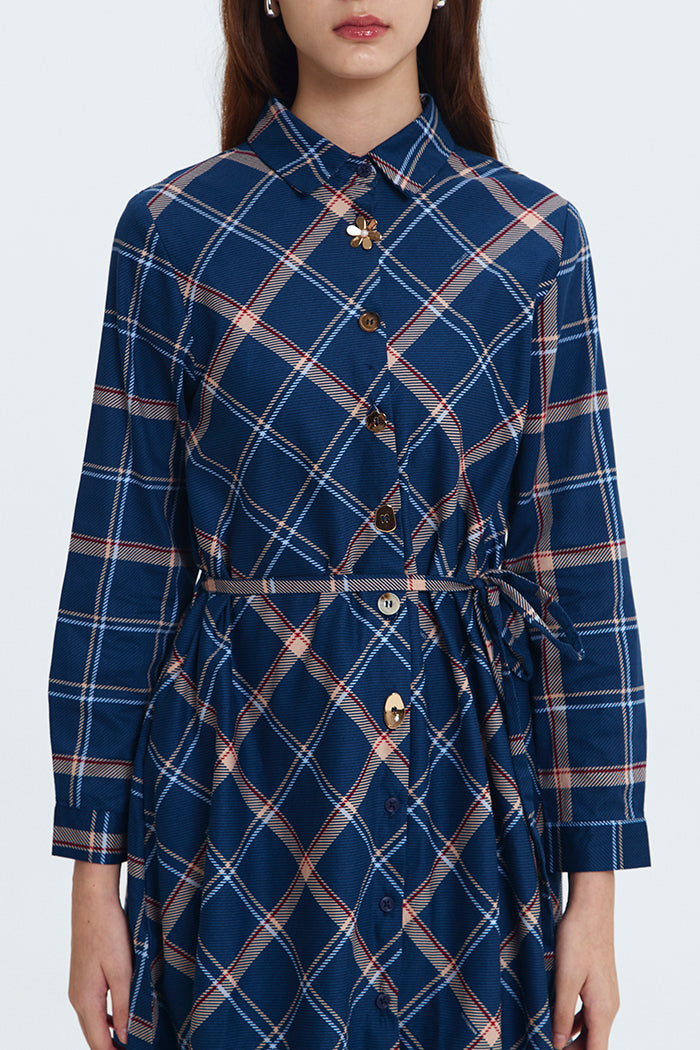 Blue Tartan Fenella