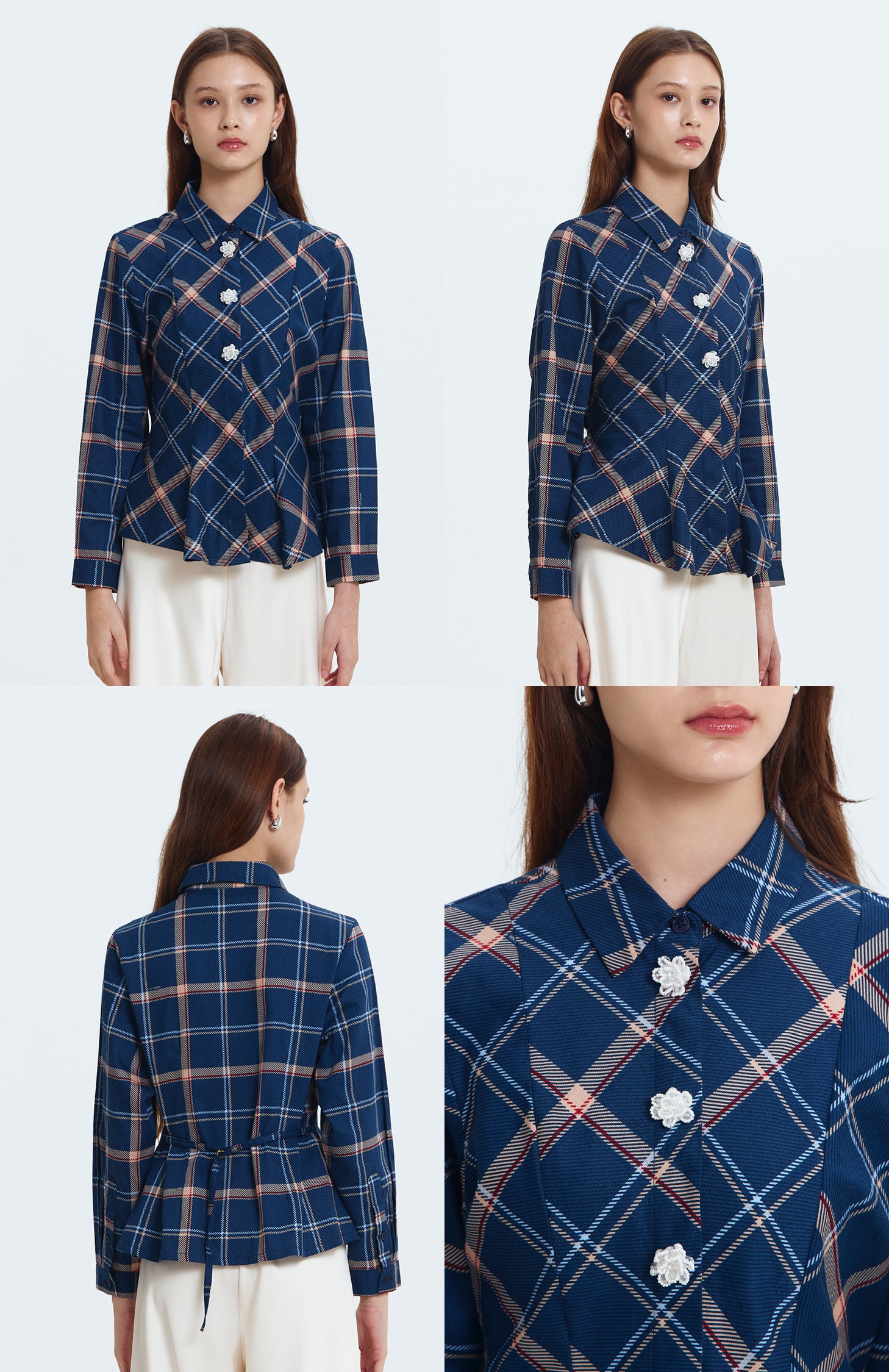 Blue Tartan Larissa