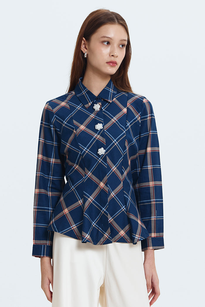 Blue Tartan Larissa