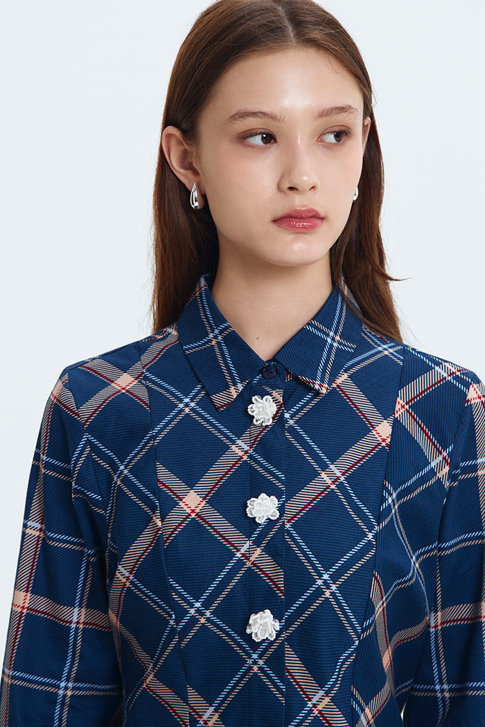 Blue Tartan Larissa