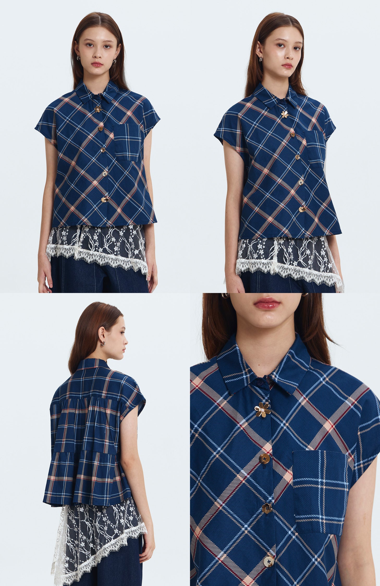 Blue Tartan Mabel