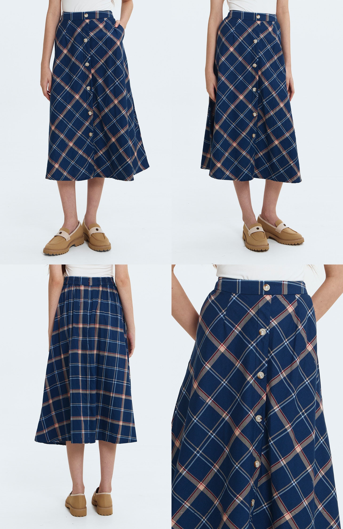 Blue Tartan Rosalind