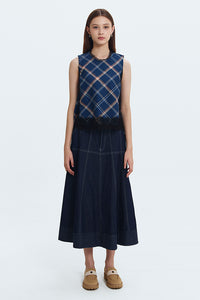Blue Tartan Sali