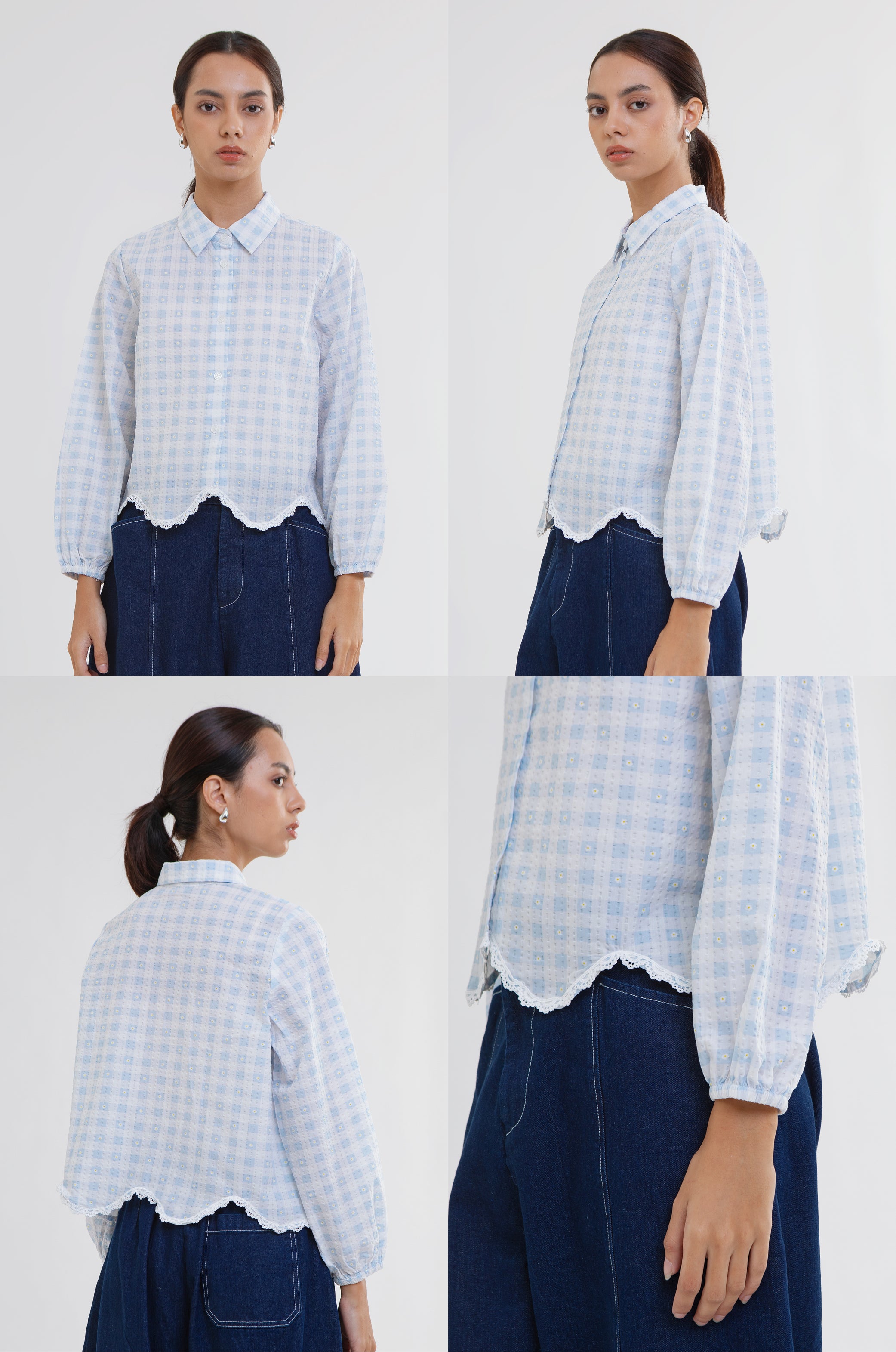 Blue Gingham Willa