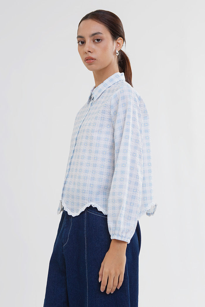 Blue Gingham Willa