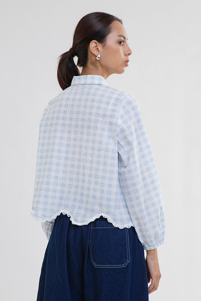 Blue Gingham Willa