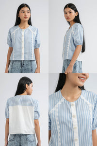 Blue Striped Capua - Defect Sale