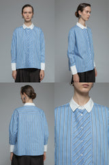 Blue Striped Donen