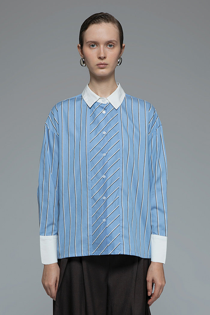 Blue Striped Donen