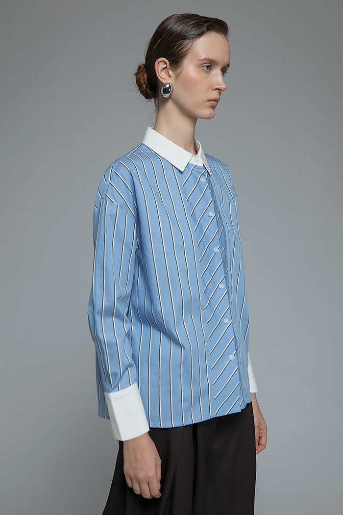 Blue Striped Donen