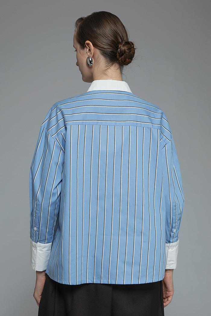 Blue Striped Donen