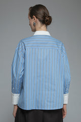 Blue Striped Donen