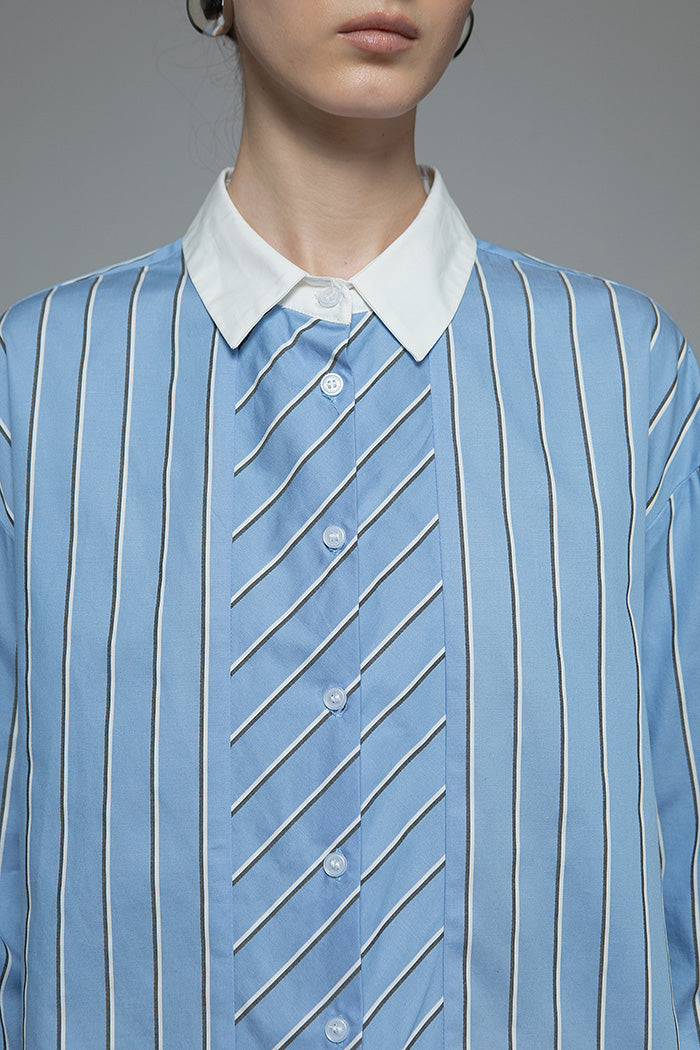 Blue Striped Donen