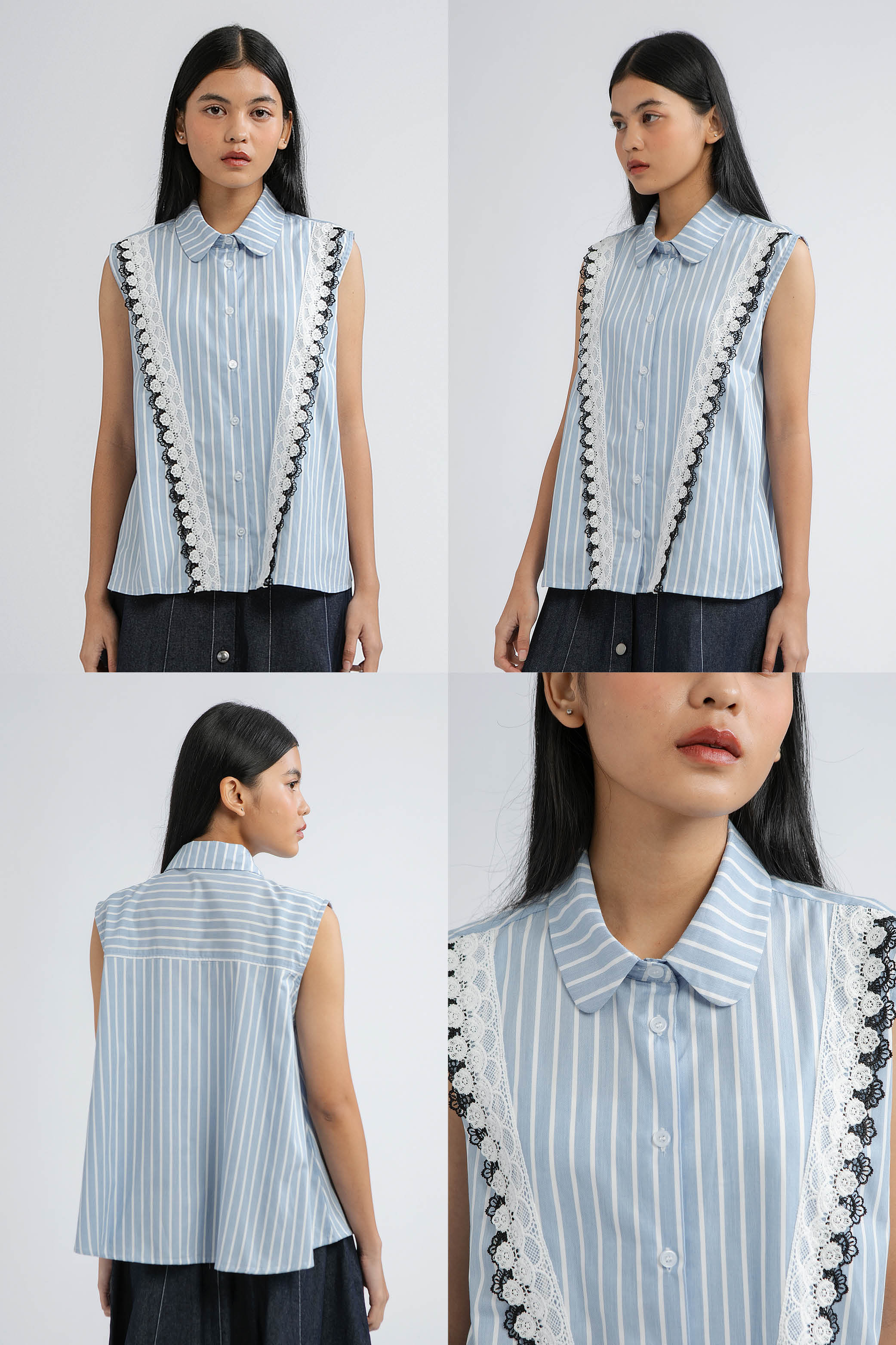 Blue Striped Erice - Defect Sale