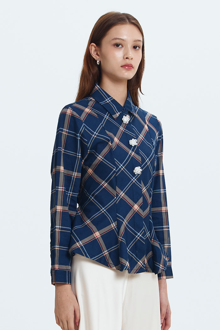 Blue Tartan Larissa