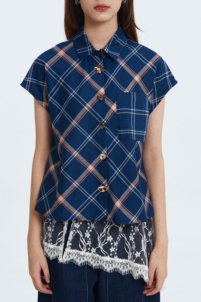 Blue Tartan Mabel