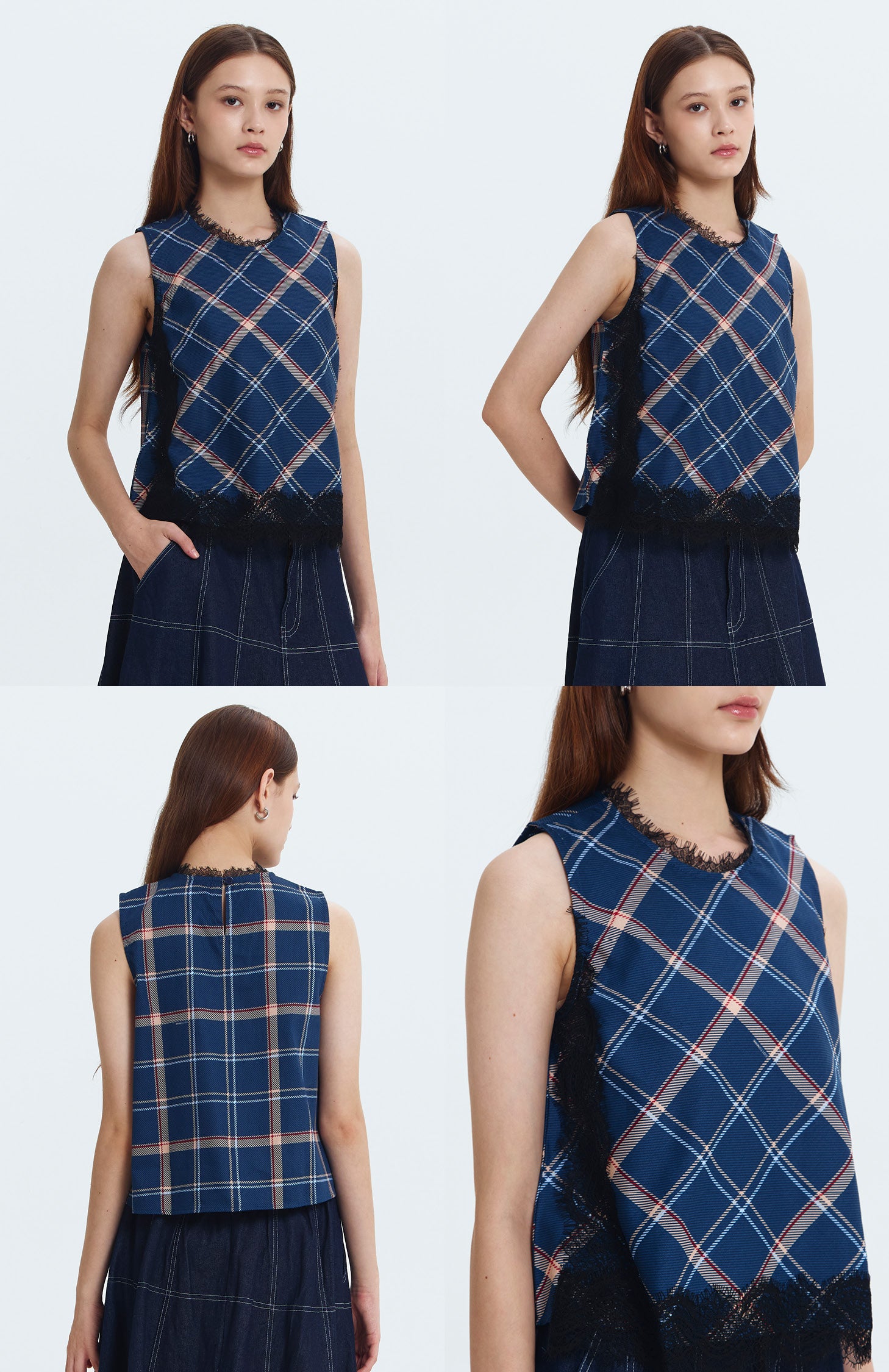Blue Tartan Sali