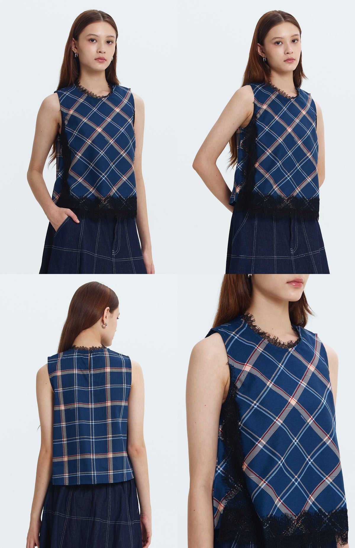 Blue Tartan Sali