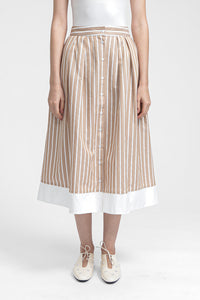 Brown Striped Luomo