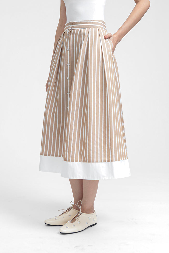 Brown Striped Luomo