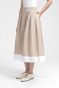 Brown Striped Luomo