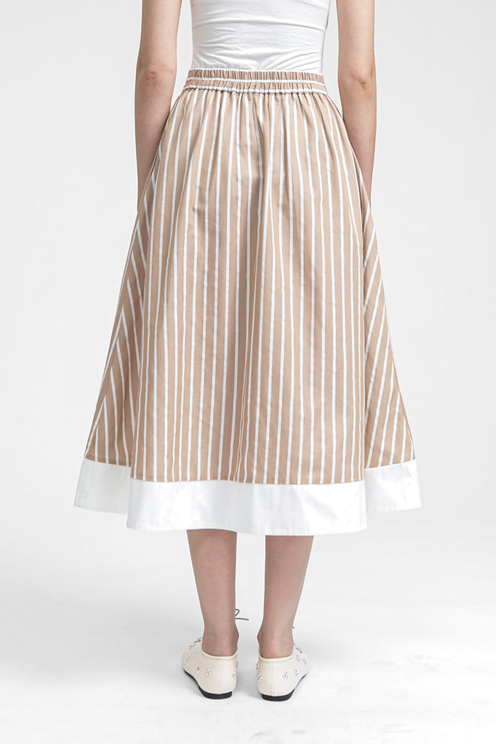 Brown Striped Luomo